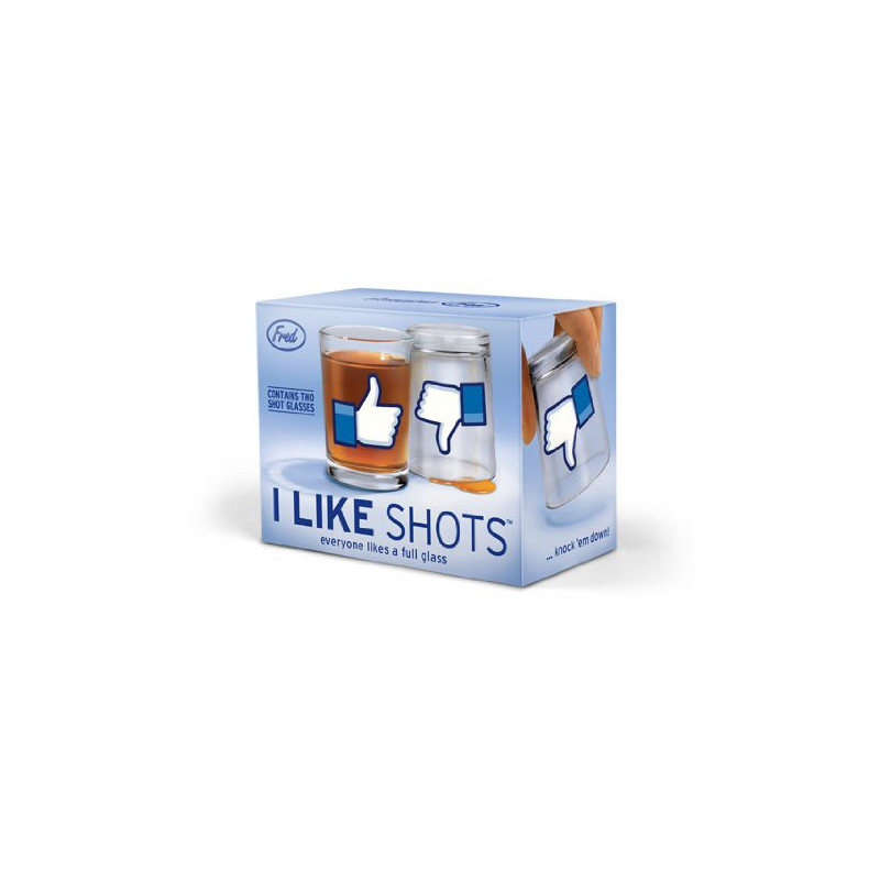 Verres à shooters Like Facebook