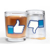 Verres à shooters Like Facebook