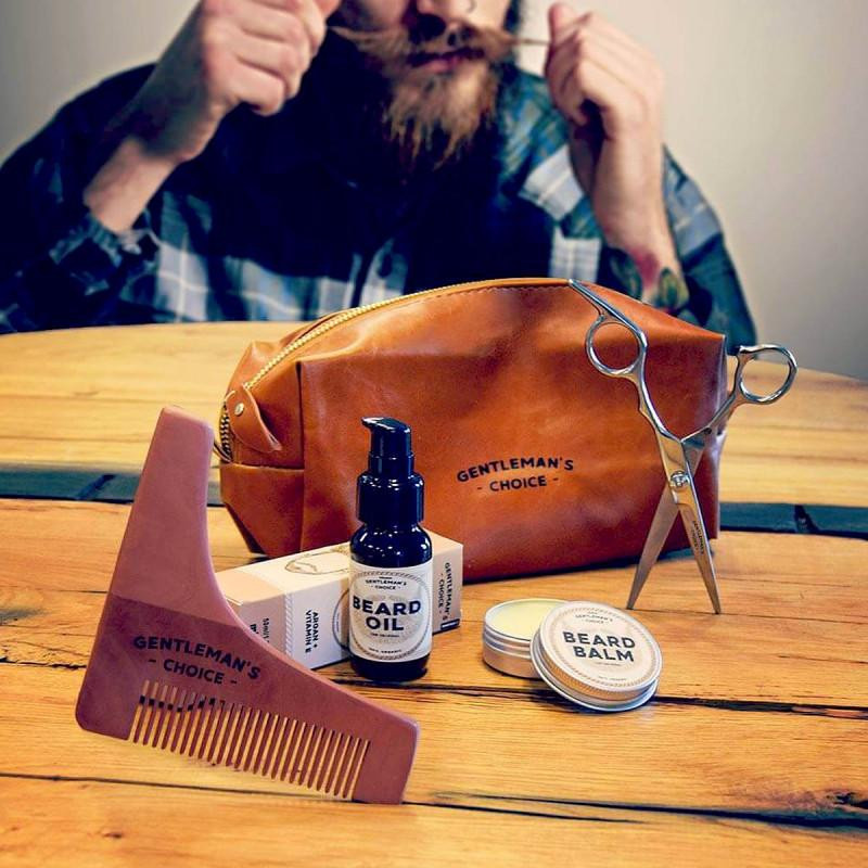 Trousse gentleman entretien de la barbe