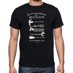 T-shirt "Les 10 commandements du Bricoleur" XL