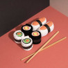Chaussettes sushi et maki saumon (x3)
