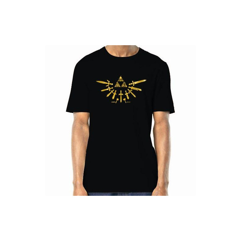 T-Shirt Triforce du Courage Zelda