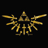 T-Shirt Triforce du Courage Zelda