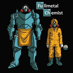 T-shirt Jesse Pinkman de Breaking Bad & Fullmetal Alchemist