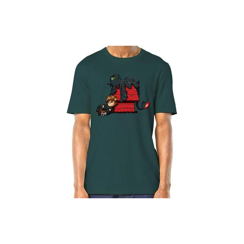 T-shirt - Harold et Krokmou version Snoopy