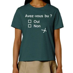 T-shirt - Sondage : Avez-vous bu ?