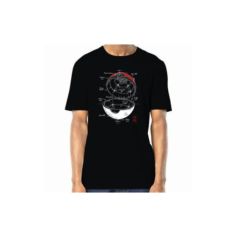 T-shirt Pokemon Pokeball plan