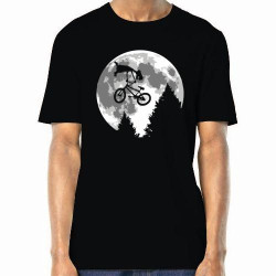 Tshirt E-T l'extraterrestre - Biking distressed