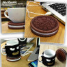 Chauffe Tasse USB en Forme de Biscuit Oreo