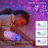 Veilleuse Enfant Galaxie 360° LED Projecteur Constellation Océan Étoilé