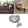 Statue E.T. l'Extraterrestre Artisanale pour Jardin et Porte