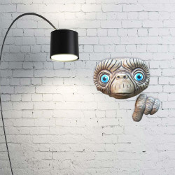 Statue E.T. l'Extraterrestre Artisanale pour Jardin et Porte