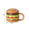 Mug couvercle Hamburger en céramique