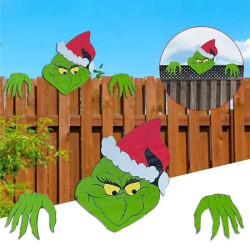 Décoration de Jardin Ornements de Noël Le Grinch