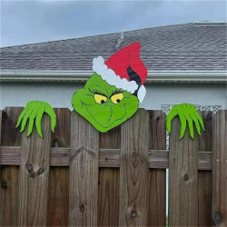 Décoration de Jardin Ornements de Noël Le Grinch