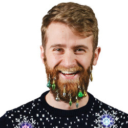 Les boules de Noël pour barbe
