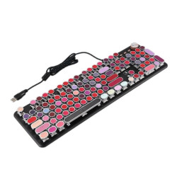 Clavier PC rouge à lèvres