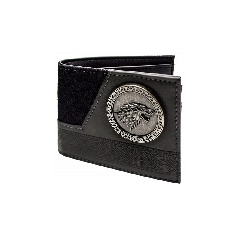 Portefeuille Game Of Thrones Stark Gris Noir