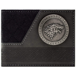 Portefeuille Game Of Thrones Stark Gris Noir