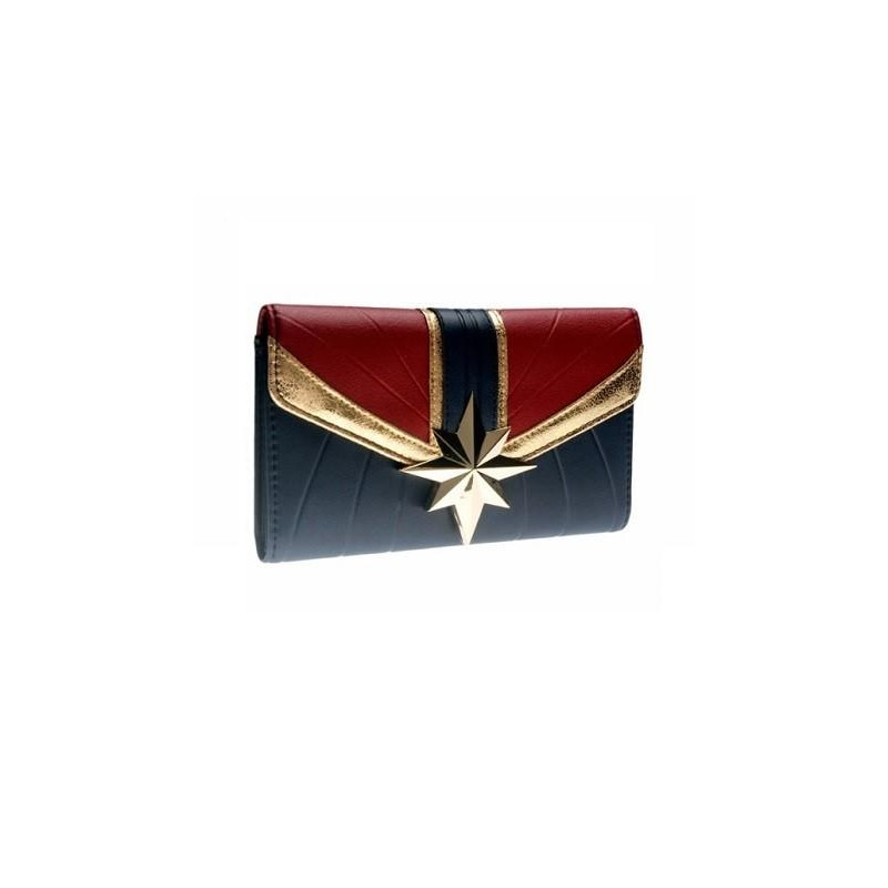 Portefeuille Capitaine Marvel Metal Logo