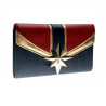 Portefeuille Capitaine Marvel Metal Logo