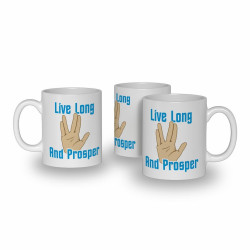 Mug Salut Vulcain Spock Star Trek