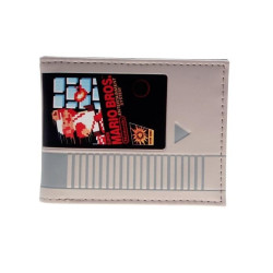 Portefeuille Mario retro cartouche NES