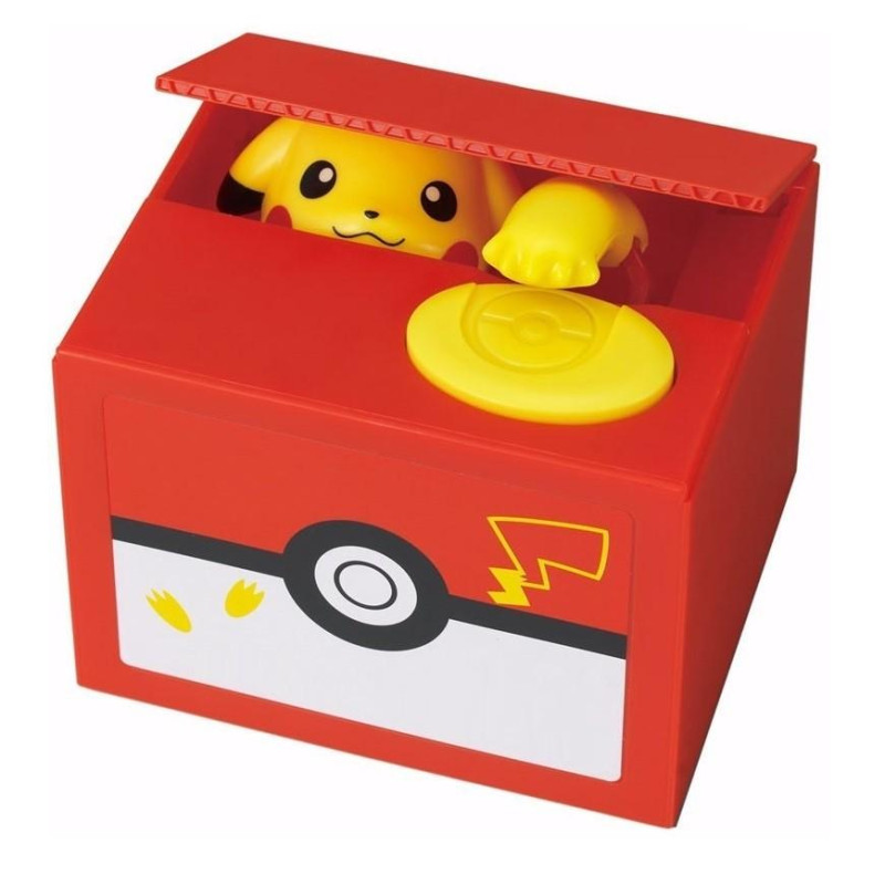 Tirelire Pikachu voleur