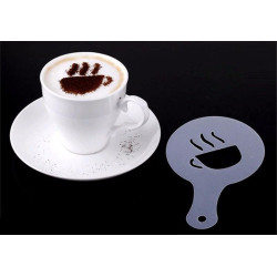 Pochoirs créatifs Barista pour cappuccino