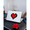 Stickers muraux coeur pixels love