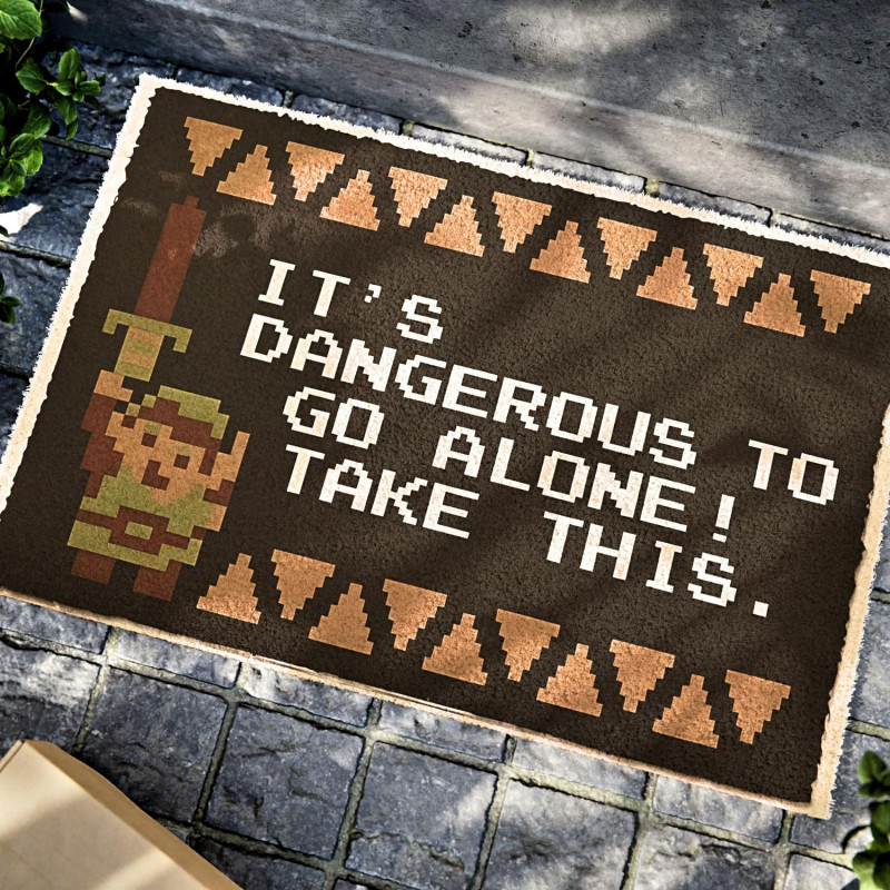 Paillasson Zelda It s Dangerous to Go Alone