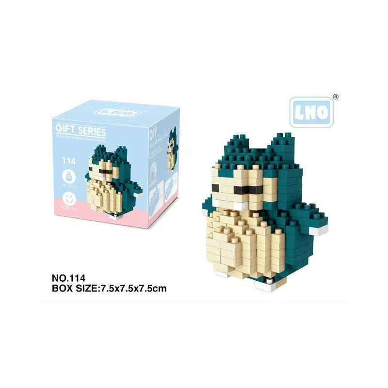 Figurine Pokemon Ronflex nanoblock