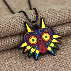 Collier Zelda coloré Majoras Mask