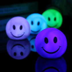 Veillleuse smiley couleur changeante