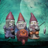 Lot de 3 Nains de Jardin Zombies