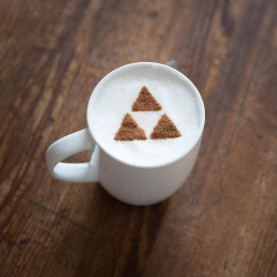 Pochoirs geek Barista pour capuccino