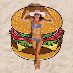 Serviette de plage Hamburger