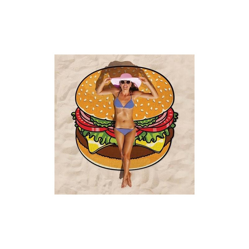 Serviette de plage Hamburger