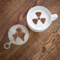 Pochoirs geek Barista pour capuccino