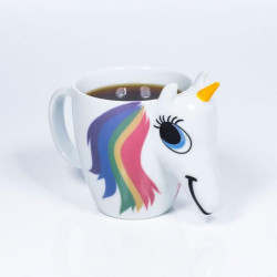 Mug 3D thermoréactif Licorne