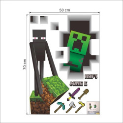 Stickers Creeper Inside Wall Cling