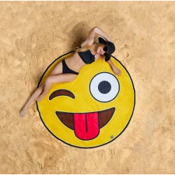 Serviette de plage emoji