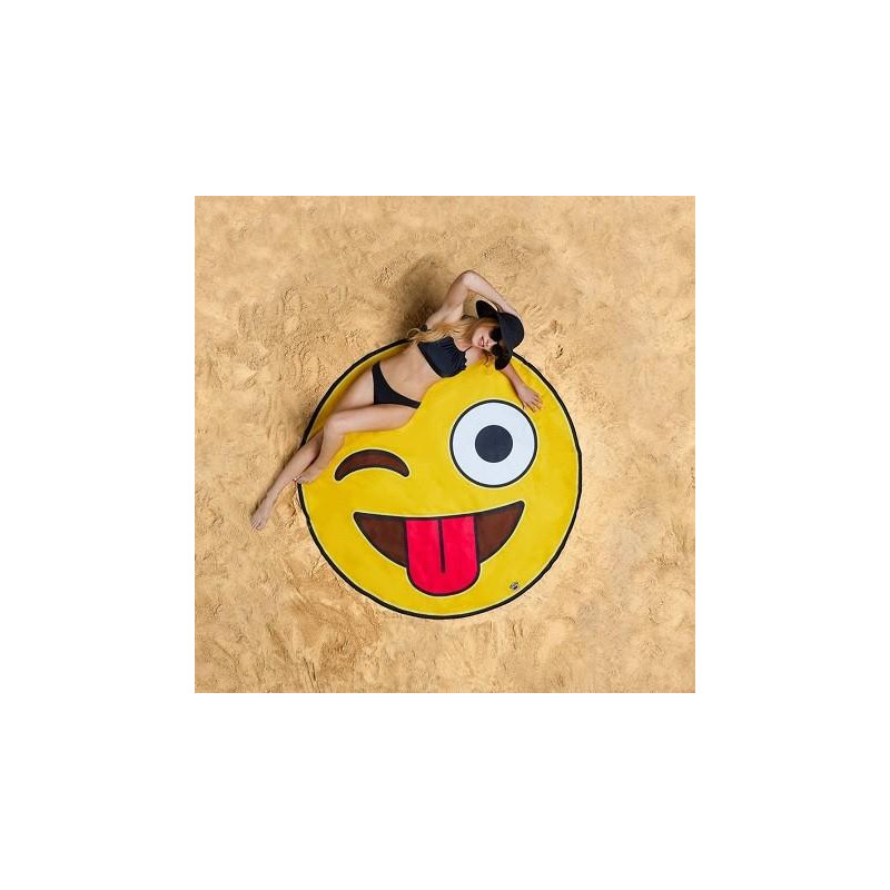 Serviette de plage emoji