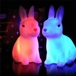 Veilleuse Enfant Lapin multicolore