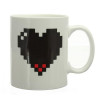 Mug thermique coeur pixels