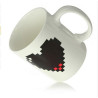 Mug thermique coeur pixels