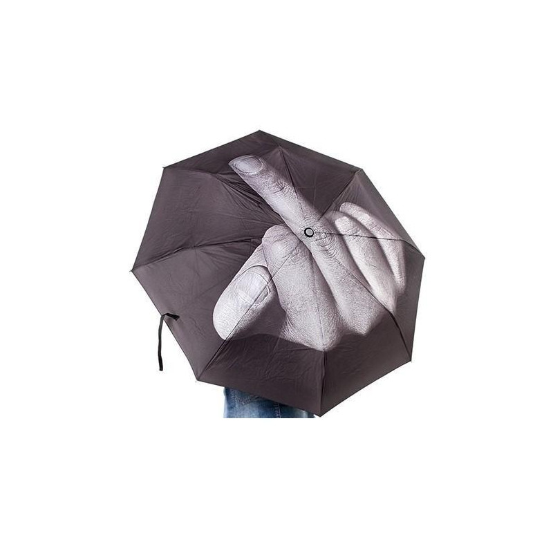 Parapluie doigt d'honneur