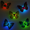 Papillons LED lumineux murales