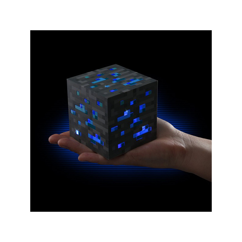 Veilleuse Minecraft bloc de pierre