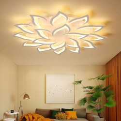 Lampe plafonnier Led en Forme de Fleur Nénuphar